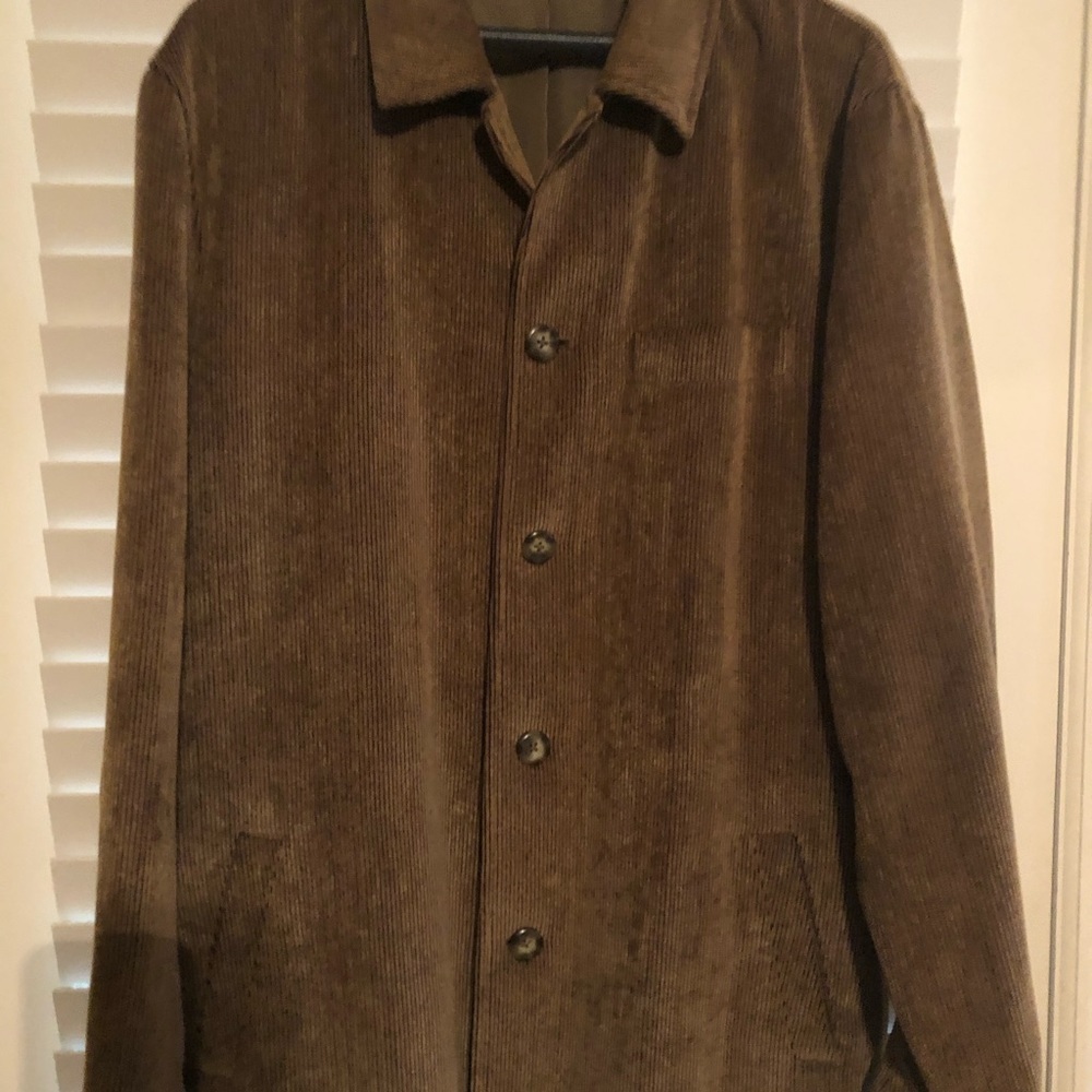 Brown courduroy jacket